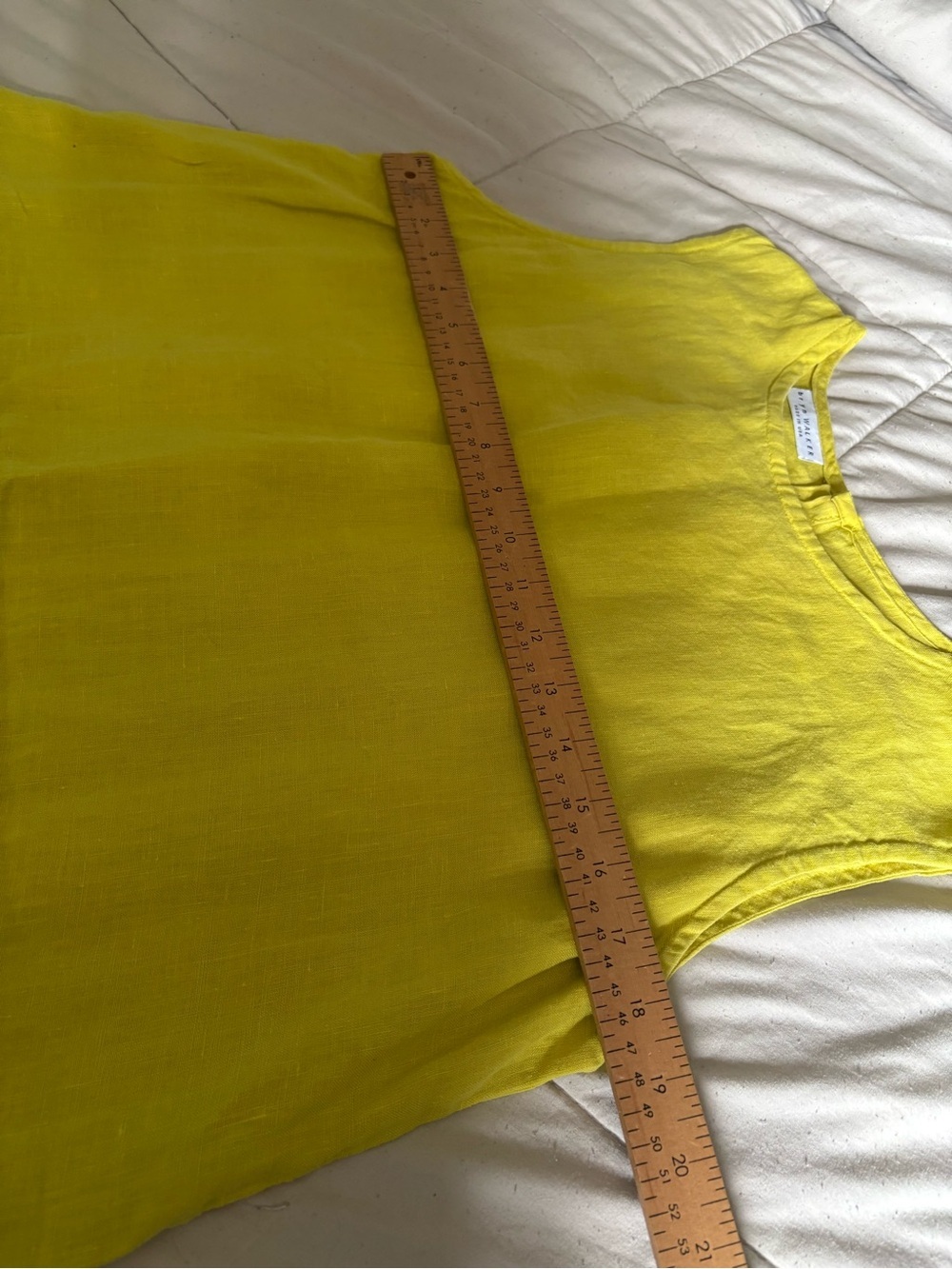 Bryn Walker linen sleeveless tunic size small oversized side slit - Picture 10 of 13